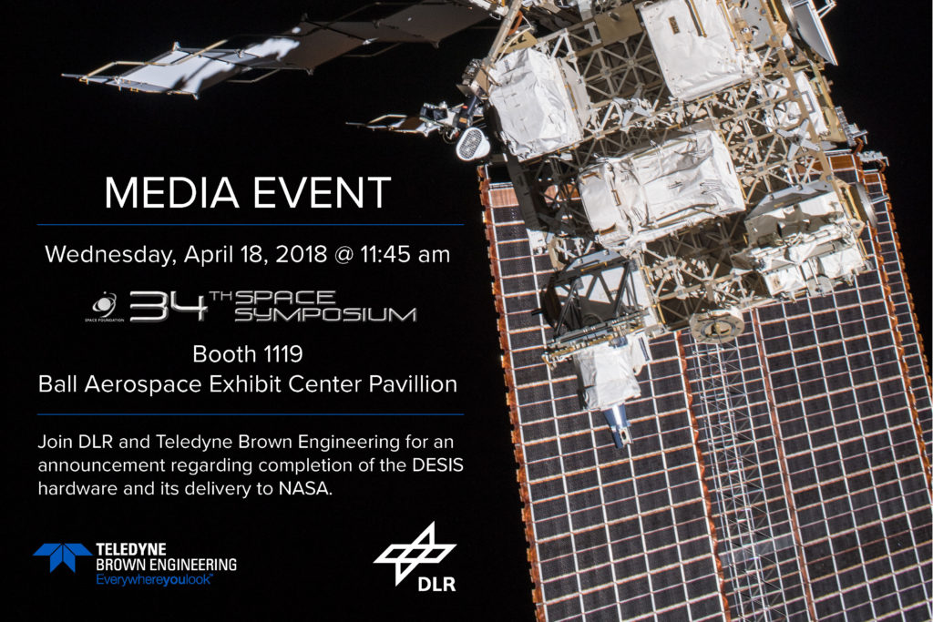National Space Symposium Teledyne Brown Engineering Trade Show Invitation