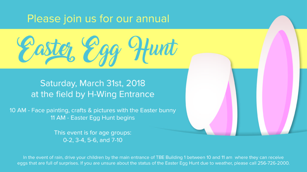 Easter Egg Hunt Invitation Teledyne Brown Engineering