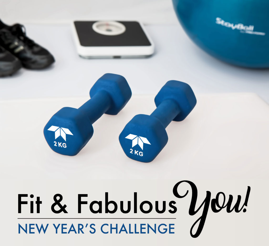 Fit and Fabulous You New Years Challenge Graphic