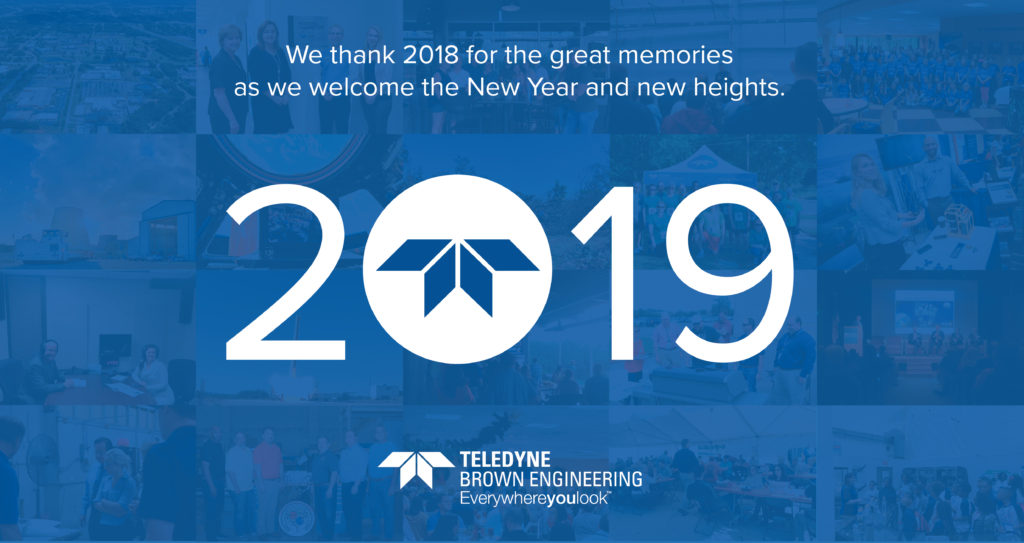 2019 Happy New Year Teledyne Brown Engineering