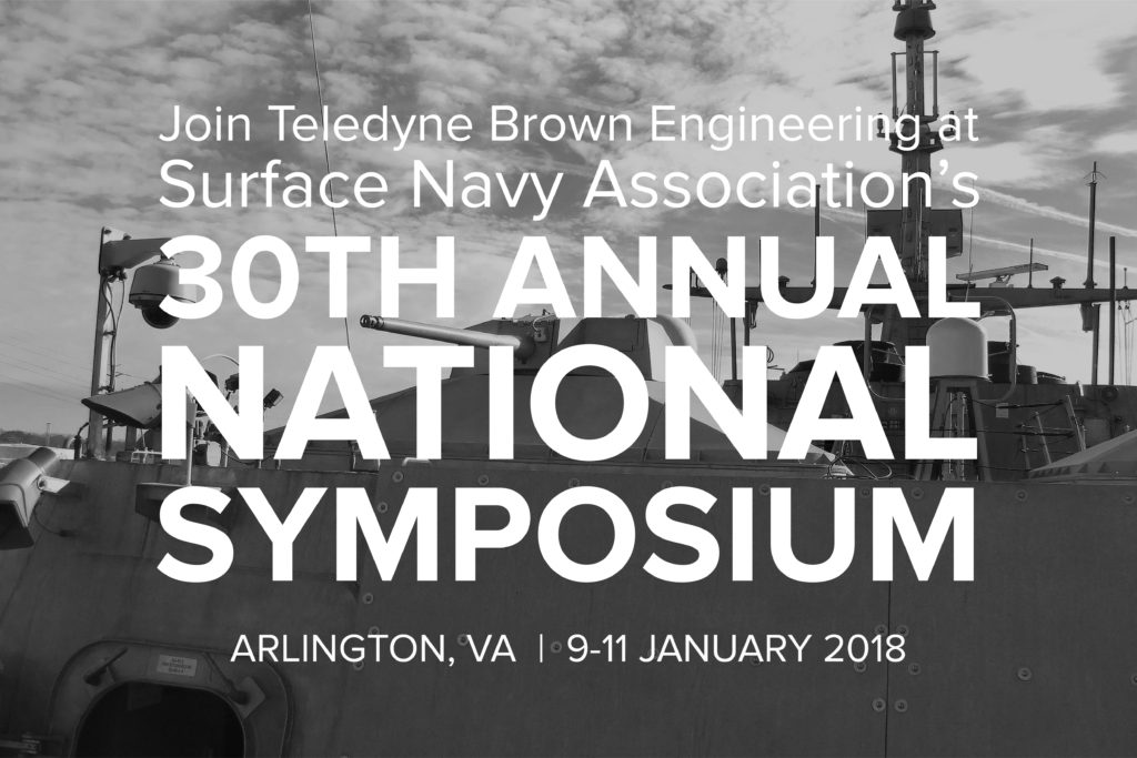 Surface Navy National Annual Symposium Invitation Teledyne Brown Engineering